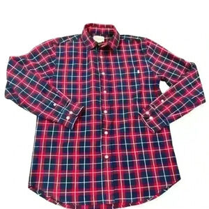 Obey Propaganda Mens Long Sleeve Shirt Size Small Button Down Cotton Plaid